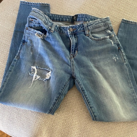 🔥 D-ID Florence Ankle Skinny Jeans – Distressed Light Wash size 31 - Picture 2 of 6